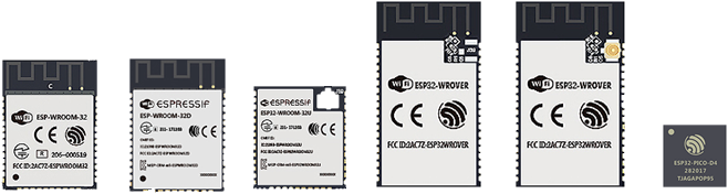 Espressif изменение в модулях