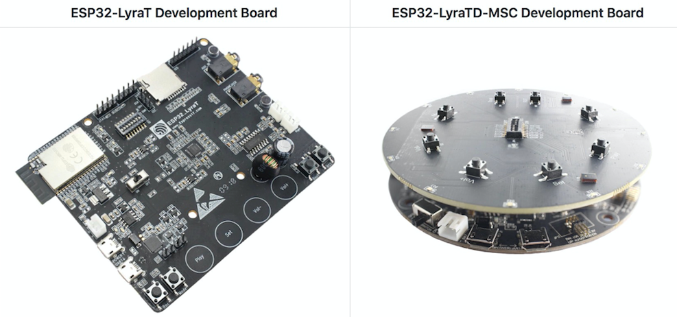 ESP-LiraT и ESP32-LyraTD-MSC